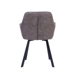 Eetkamerstoelen^Huisenthuis Eetkamerstoel Silves – Set van 2 Taupe