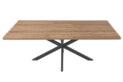 Eetkamertafels^Huisenthuis Eetkamertafel Antoon Donkerbruin 160-200 cm
