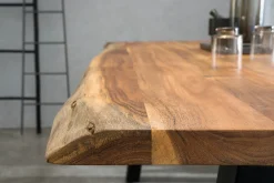 Eetkamertafels^Huisenthuis Eetkamertafel Benno 220cm Acacia