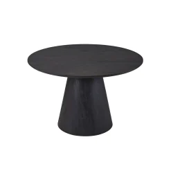 Eetkamertafels^Huisenthuis Eetkamertafel Bernou Donkerbruin Rond 120 cm