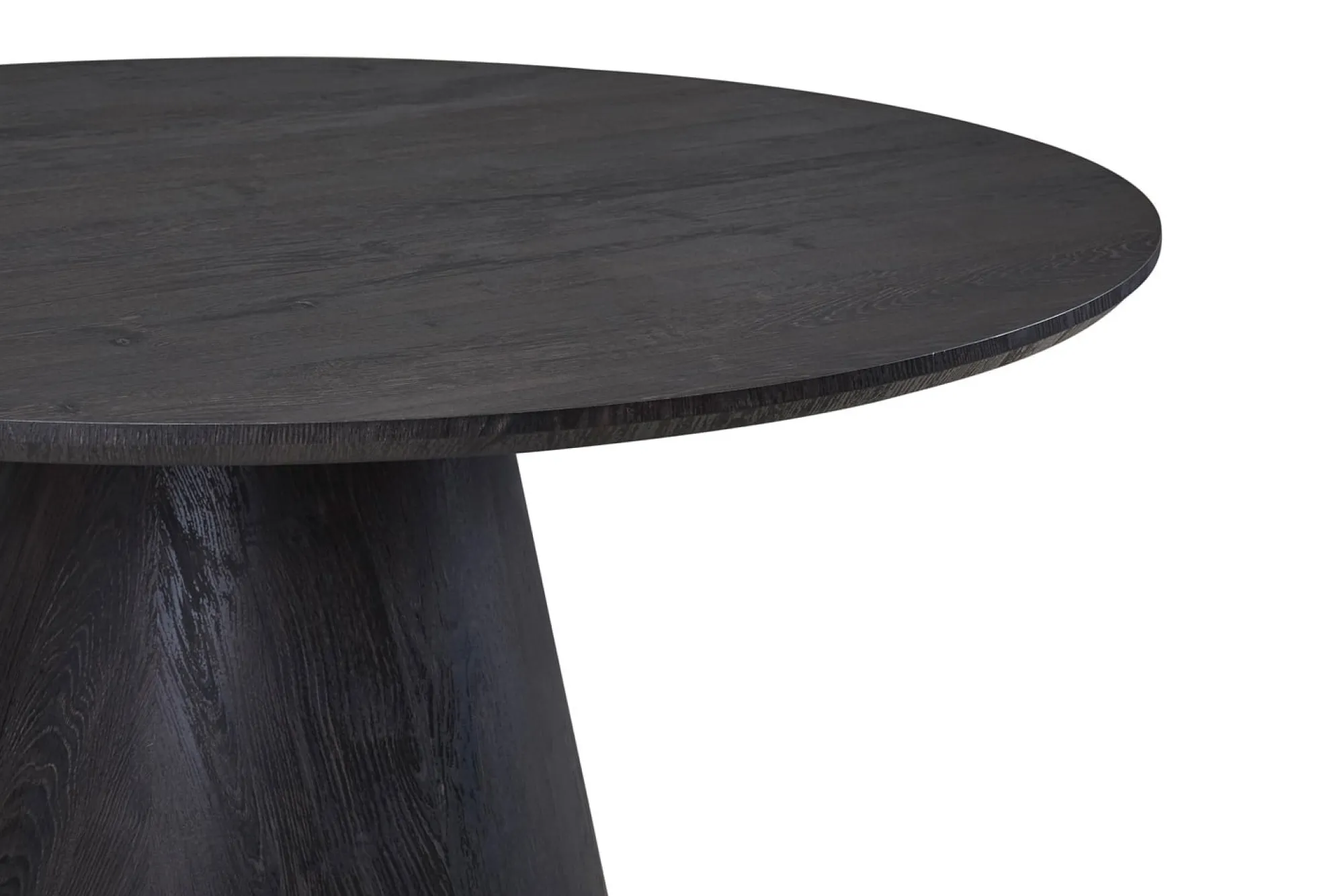 Eetkamertafels^Huisenthuis Eetkamertafel Bernou Donkerbruin Rond 120 cm