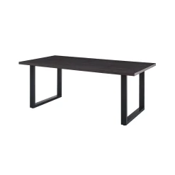 Eetkamertafels^Huisenthuis Eetkamertafel Eugene 200cm Donkerbruin