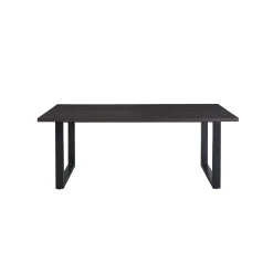 Eetkamertafels^Huisenthuis Eetkamertafel Eugene 200cm Donkerbruin