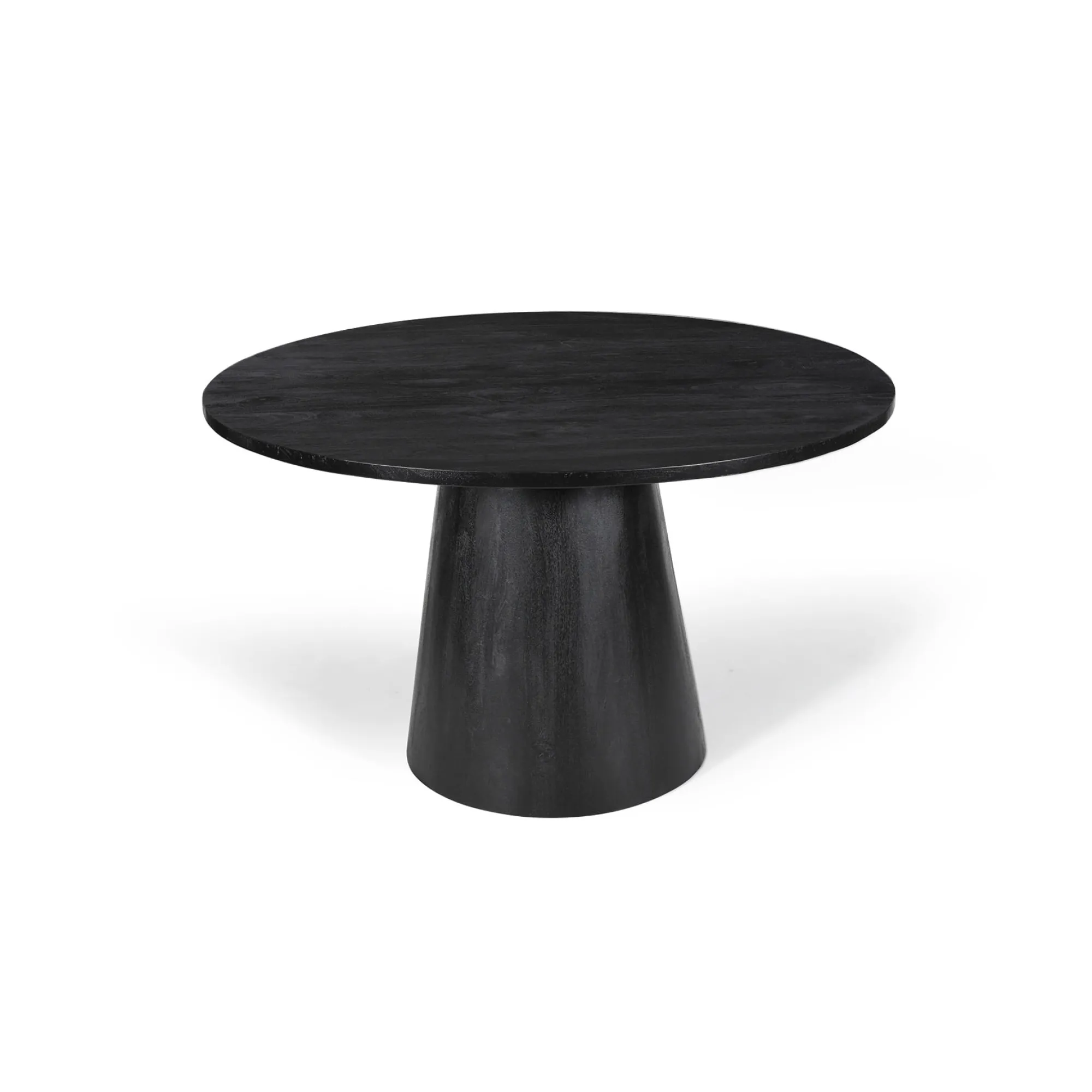 Eetkamertafels^Huisenthuis Eetkamertafel Florance Rond 130 cm Zwart