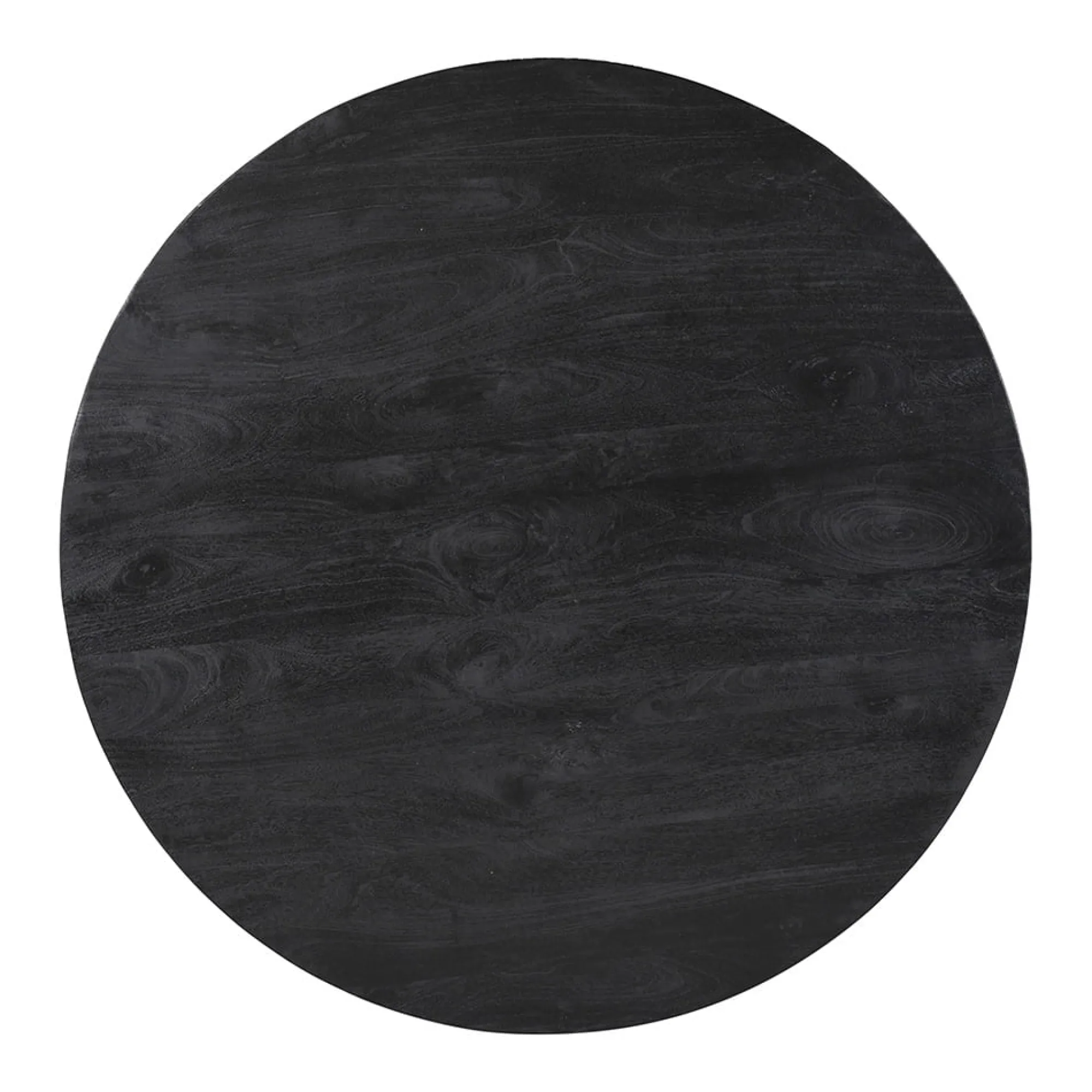 Eetkamertafels^Huisenthuis Eetkamertafel Florance Rond 130 cm Zwart