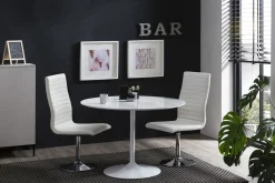 Eetkamertafels^Huisenthuis Eetkamertafel Florida Wit