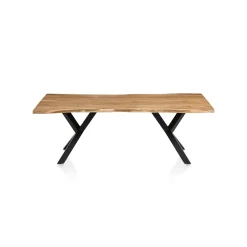 Eetkamertafels^Huisenthuis Eetkamertafel Guido 220cm Acacia