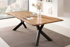 Eetkamertafels^Huisenthuis Eetkamertafel Guido 240cm Acacia