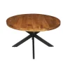 Eetkamertafels^Huisenthuis Eetkamertafel Hendrik 130cm rond Mangolia