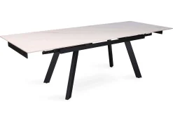 Eetkamertafels^Huisenthuis Eetkamertafel Jef Wit 160-240 cm