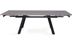 Eetkamertafels^Huisenthuis Eetkamertafel Jef Zwart 160-240 cm