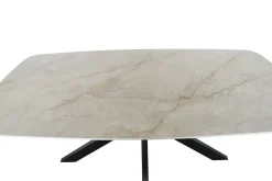 Eetkamertafels^Huisenthuis Eetkamertafel Jody Beige 180 cm