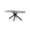 Eetkamertafels^Huisenthuis Eetkamertafel Jody Grijs Glans 180 cm