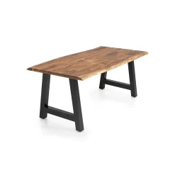 Eetkamertafels^Huisenthuis Eetkamertafel Joep Acacia 180x90cm