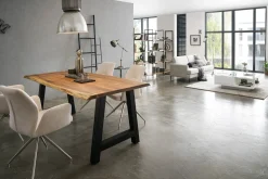 Eetkamertafels^Huisenthuis Eetkamertafel Joep Acacia 160x85cm