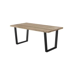 Eetkamertafels^Huisenthuis Eetkamertafel Kian Mango 180 cm