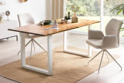 Eetkamertafels^Huisenthuis Eetkamertafel Lizzy Acacia 120x80cm