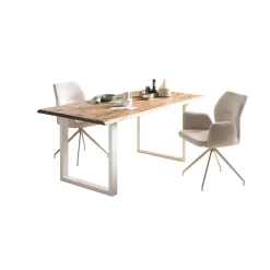Eetkamertafels^Huisenthuis Eetkamertafel Manuel Acacia 140x80cm
