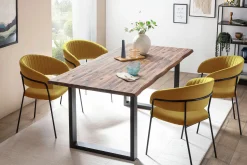Eetkamertafels^Huisenthuis Eetkamertafel Mats Acacia 200x100cm