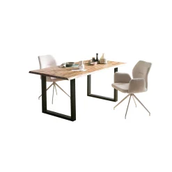 Eetkamertafels^Huisenthuis Eetkamertafel Mats Acacia 180x80cm