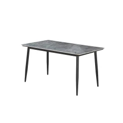 Eetkamertafels^Huisenthuis Eetkamertafel Maurice Grijs 140 cm