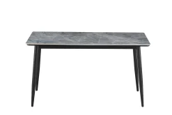 Eetkamertafels^Huisenthuis Eetkamertafel Maurice Grijs 140 cm