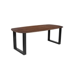 Eetkamertafels^Huisenthuis Eetkamertafel Monaco Ovaal 220 cm Bruin