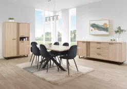 Eetkamertafels^Huisenthuis Eetkamertafel Myron 170 cm Eiken