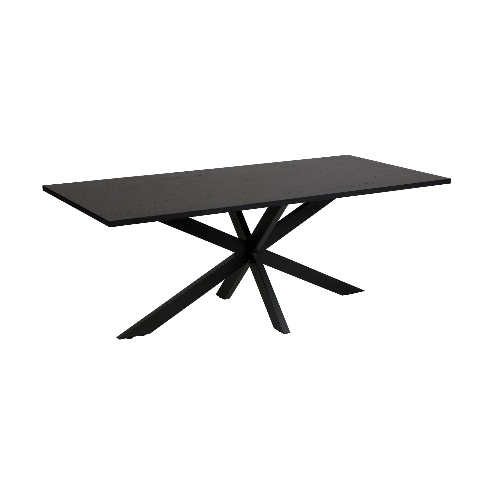Eetkamertafels^Huisenthuis Eetkamertafel Myron 170 cm Zwart