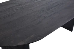Eetkamertafels^Huisenthuis Eetkamertafel Odile 230cm Ovaal Donkerbruin