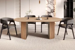 Eetkamertafels^Huisenthuis Eetkamertafel Odile Oudeiken 200cm Ovaal