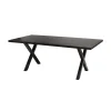 Eetkamertafels^Huisenthuis Eetkamertafel Raegan Magnolia Zwart 200 cm