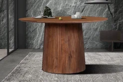 Eetkamertafels^Huisenthuis Eetkamertafel River Rond 130 cm Lichtbruin