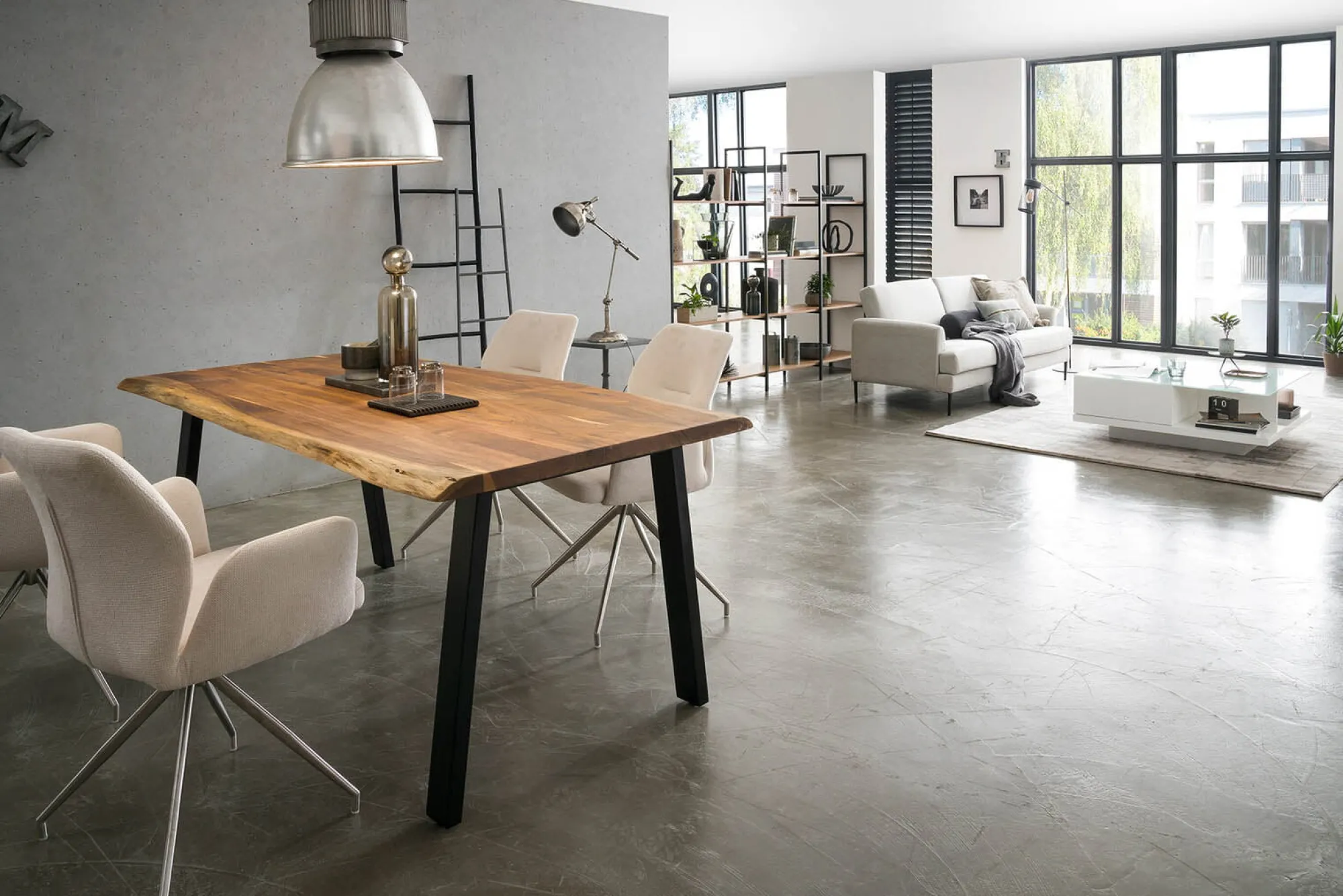 Eetkamertafels^Huisenthuis Eetkamertafel Thijmen Acacia 140x80cm