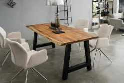Eetkamertafels^Huisenthuis Eetkamertafel Timo 220cm Acacia