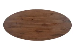 Eetkamertafels^Huisenthuis Eetkamertafel Turijn Bruin Ovaal 220 cm