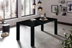 Eetkamertafels^Huisenthuis Eetkamertafel Zayn Zwart