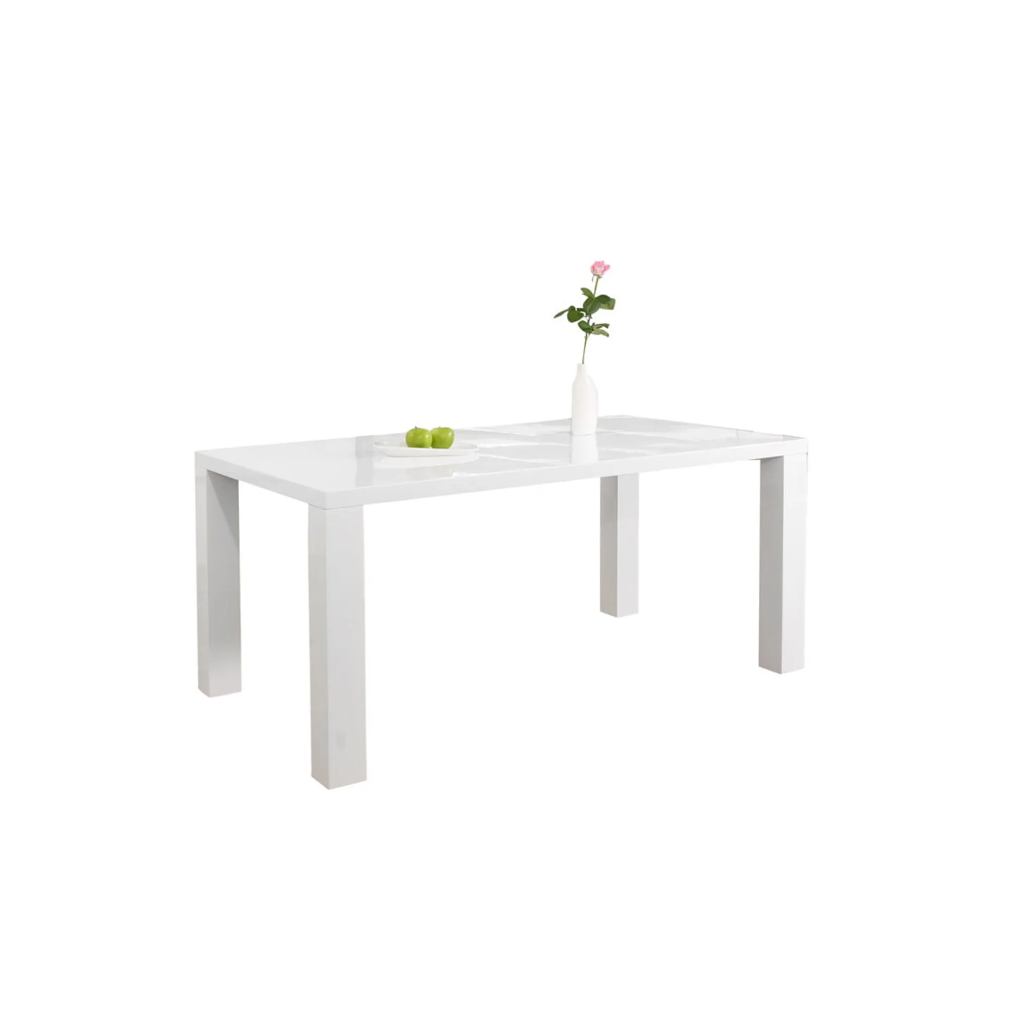 Eetkamertafels^Huisenthuis Eettafel Lisboa Wit 200 cm