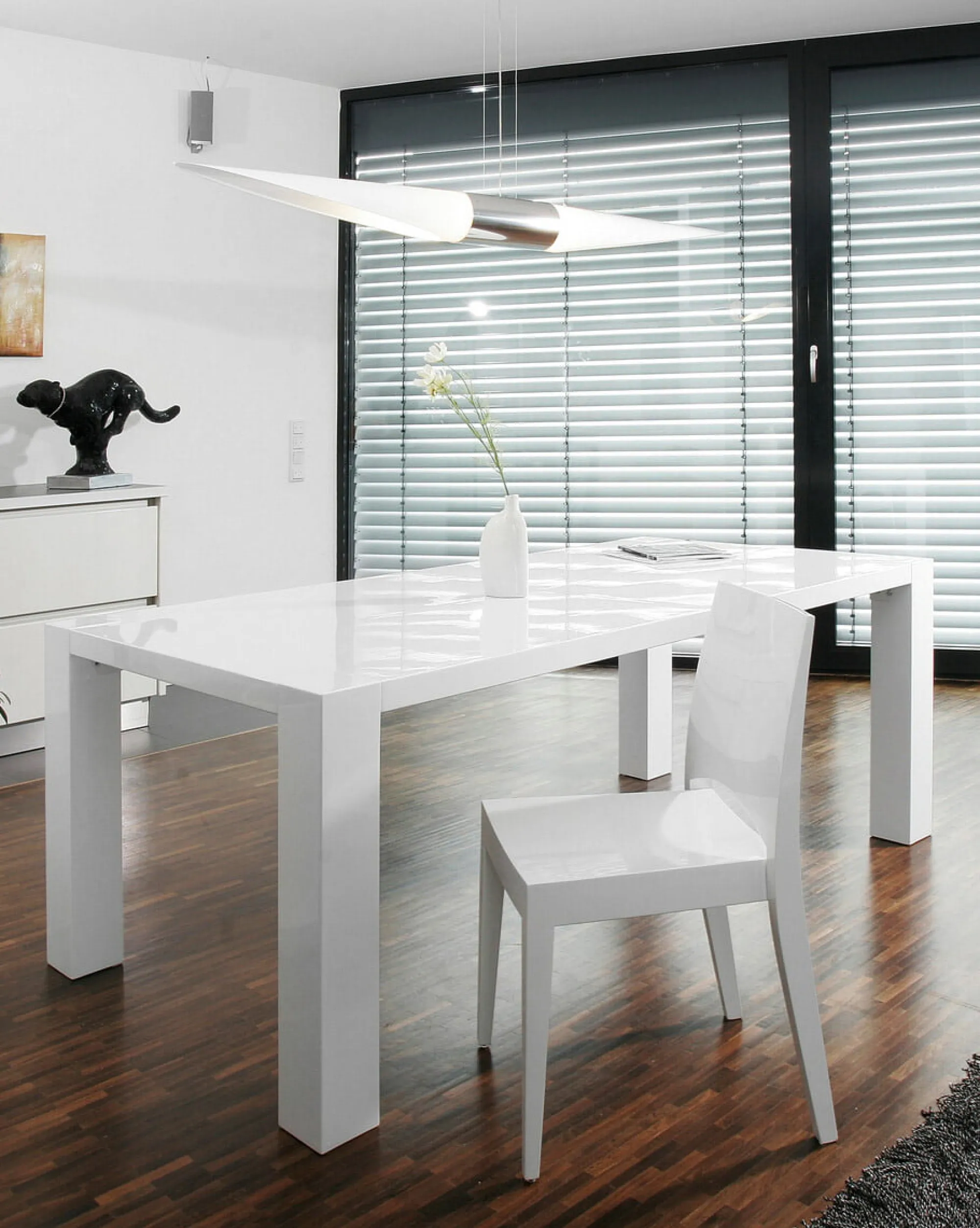 Eetkamertafels^Huisenthuis Eettafel Lisboa Wit 200 cm