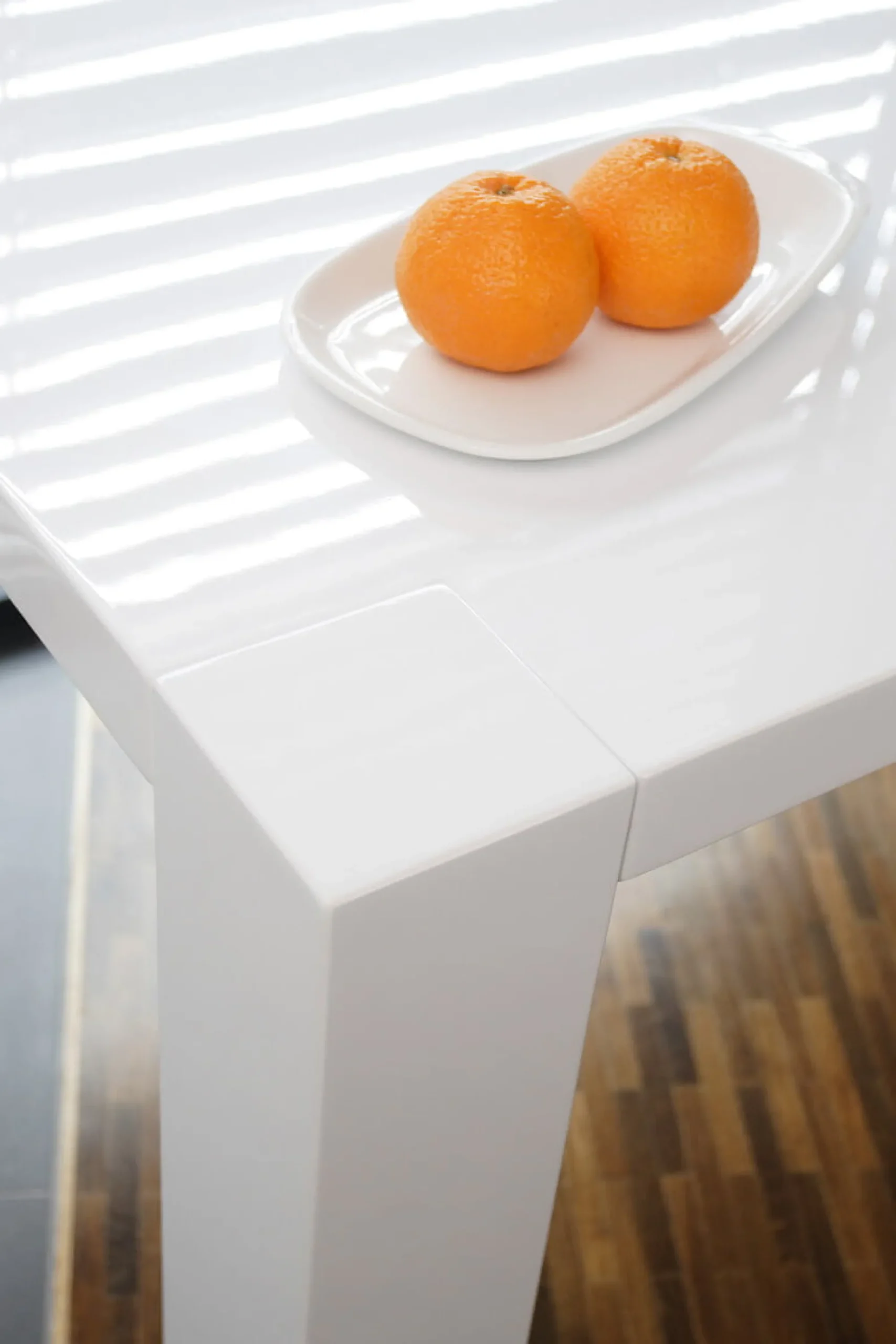 Eetkamertafels^Huisenthuis Eettafel Lisboa Wit 200 cm