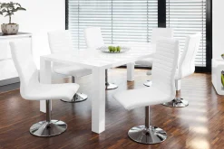 Eetkamertafels^Huisenthuis Eettafel Lisboa Wit 200 cm