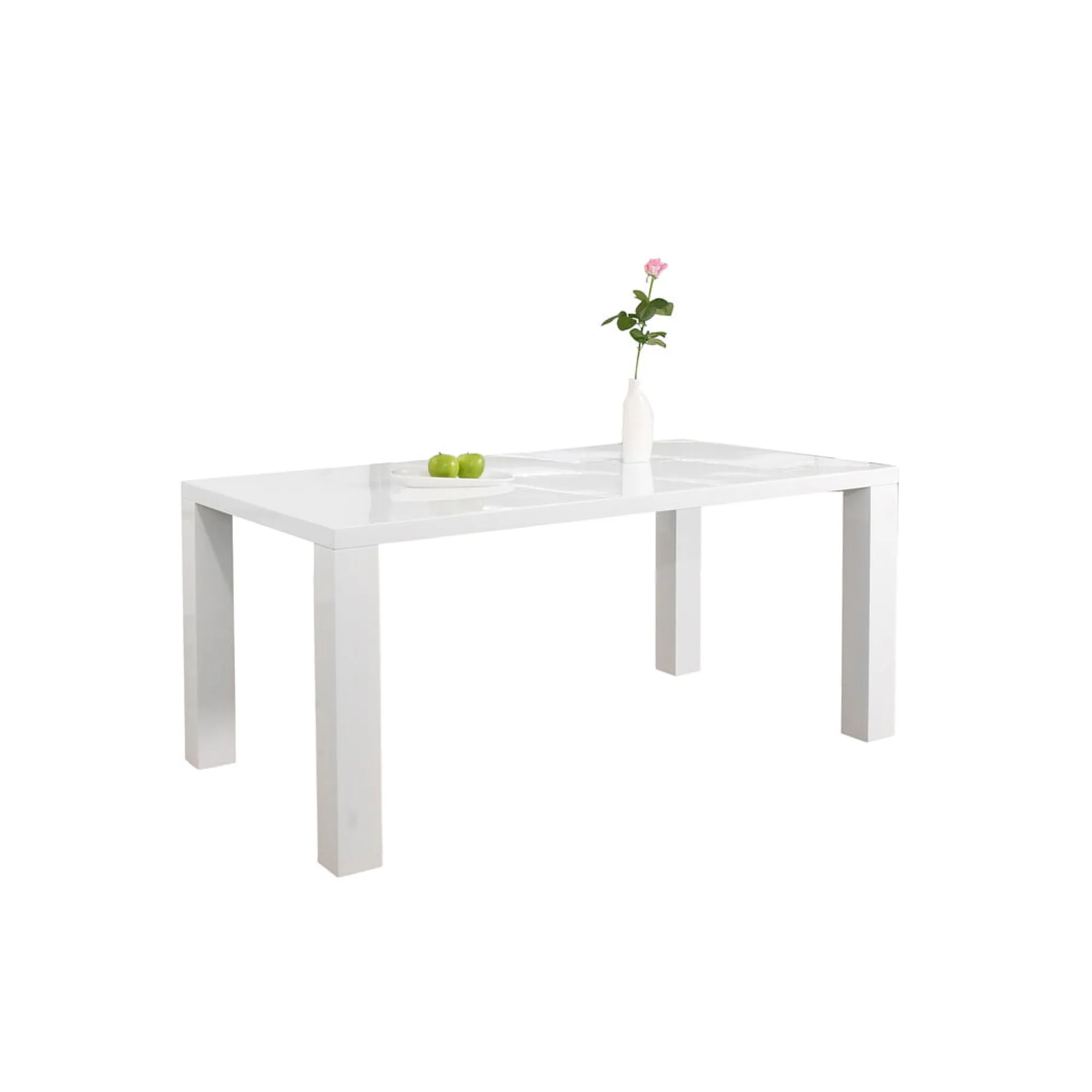 Eetkamertafels^Huisenthuis Eettafel Lisboa Wit 180 cm