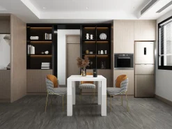 Eetkamertafels^Huisenthuis Eettafel Lisboa Wit 80 cm