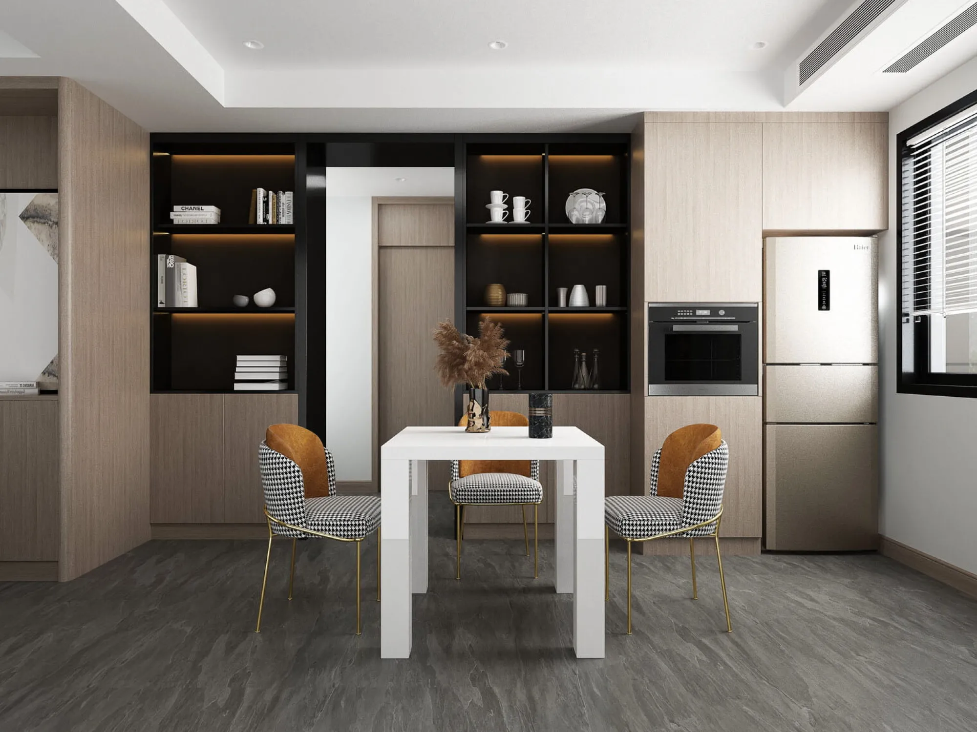 Eetkamertafels^Huisenthuis Eettafel Lisboa Wit 80 cm