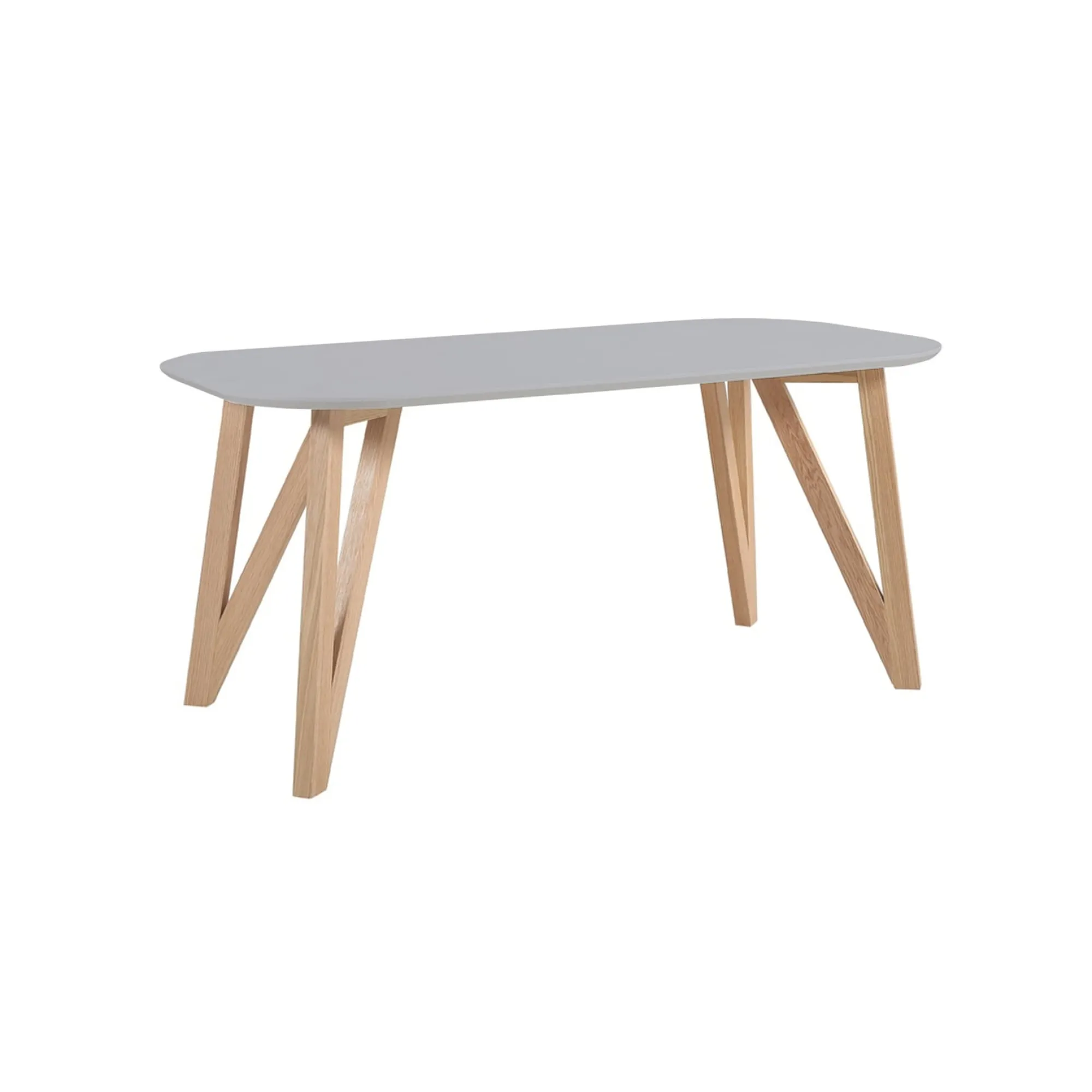 Eetkamertafels^Huisenthuis Eettafel Nikolaj Grijs 200 cm