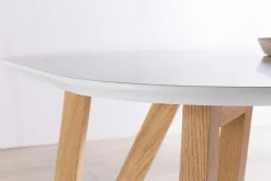 Eetkamertafels^Huisenthuis Eettafel Nikolaj Wit 160 cm