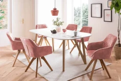 Eetkamertafels^Huisenthuis Eettafel Nikolaj Wit 160 cm