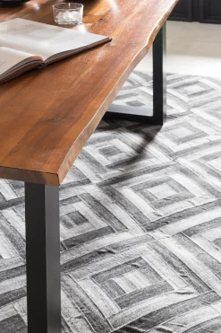Eetkamertafels^Huisenthuis Eettafel Sven Acaciahout 140 cm