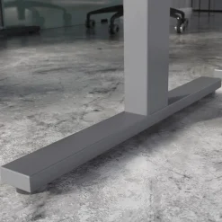 Bureaus^Huisenthuis Elektrisch Bureau Ergonoma Lichtgrijs 180 CM