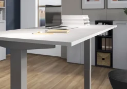 Bureaus^Huisenthuis Elektrisch Bureau Ergonoma Lichtgrijs 180 CM